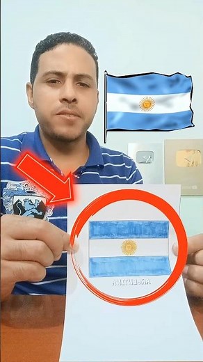 Painting the Argentine flag with green LED lights