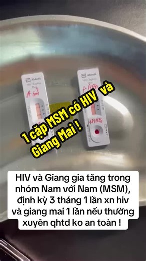 HIV và Giang Mai: Tăng Cường Kiểm Tra Định Kỳ Cho MSM