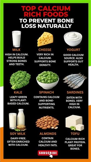 Calcium Rich Foods to Prevent Bone Loss Naturally