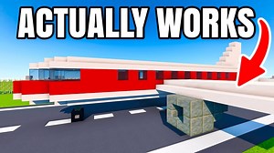 HOW TO MAKE A WORKING AIRPORT in Minecraft