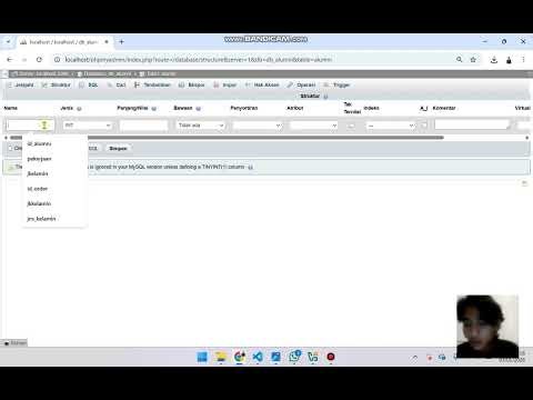 Toturial cara membuat DataBase di PHP Myadmin