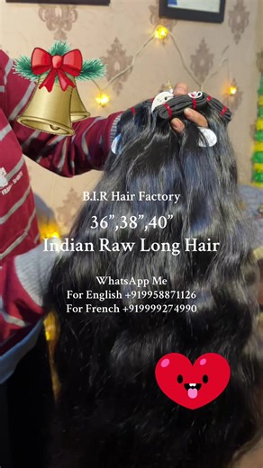 Long Indian Human Hair Factory The Hair come From South INDIA Temples #birhairfactory #hairfactory #fyp #rawhair #hdlace