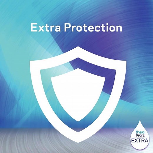 Eye opener #9: NEW TheraTears® EXTRA dry eye therapy helps to protect your eyes from further irritation. Find out more at theratears.com | TheraTears