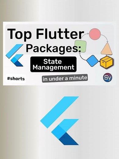 Most Popular Flutter Packages: State Management #shorts