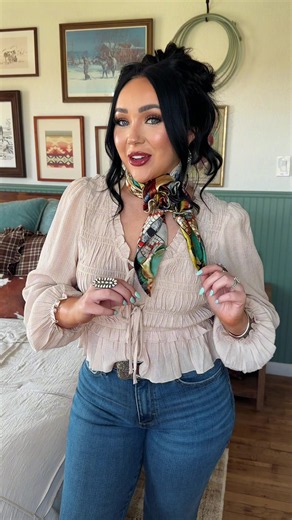 Wild rag rosette tutorial — how to tie a wild rag into a rosette