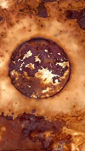 Two early rust prints on archival paper. 14” x 10” Oxidized steel plates on paper. Moon series. #contemporarysculpture #washingtonsculptors #rust.art #rust.artist #rustprinting #rustprint #monoprinting #monopprint | Brian Kirk