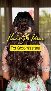 Latest hairstyle ideas for all the groom’s sisters❤️ Save these trending hairstyles for upcoming wedding! . . Share this reel with dulhe ki behen💕 #hairstyleideas #weddinghairstyle #weddinghairstyleideas #partyhairstyle [Trending hairstyle ideas for grooms sisters, wedding hairstyles, latest party hairstyles, latest wedding hairstyles for sisters of the groom, grooms sisters, hairstyle ideas for wedding and engagement, hair artist, trending hairstyles for 2026 weddings, hairstyles on lehenga, h