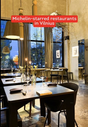 Vilnius is full of foodie experiences, and this time let’s explore its boujee side. There are four Michelin-starred restaurants in Vilnius: @demo_restoranas_at_demoloftas, @nineteen18_lithuania, @dziaugsmas.restoranas and @pasmusrestoranas. These restaurants focus on refined yet unpretentious gastronomy, where local ingredients, modern techniques and thoughtful storytelling come together on the plate. Expect intimate atmospheres, tasting menus that change with the seasons, bold flavours rooted i