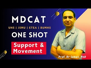 MDCAT | One Shot on Support and Movement | Dr. Sohail