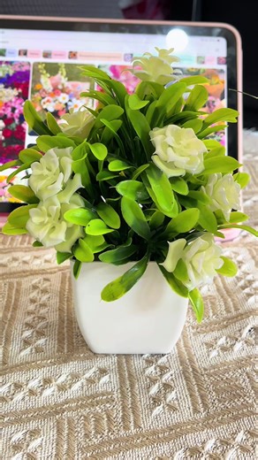 ➡️ @🍒Aesthetic finds 🍒 ⬅️. 4pcs/set Simulation Potted Plant Mini Artificial Plants Flower Bonsai Home Decor Desk Ornament Living Room Decoration#artificialplants #flowerhomedecor