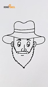 21K views · 137 reactions | How to draw beardman 殺 #mandrawing #reels #art #drawing #painting | Rong Pencil | Facebook