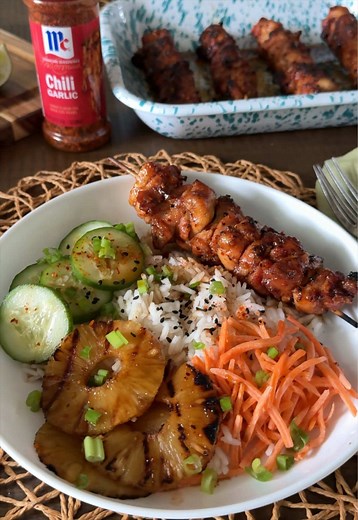 Easy Chili Garlic Chicken Skewers Recipe