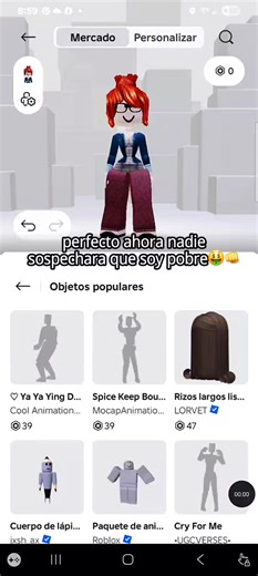 Cómo crear avatares Y2K en Roblox sin gastar Robux