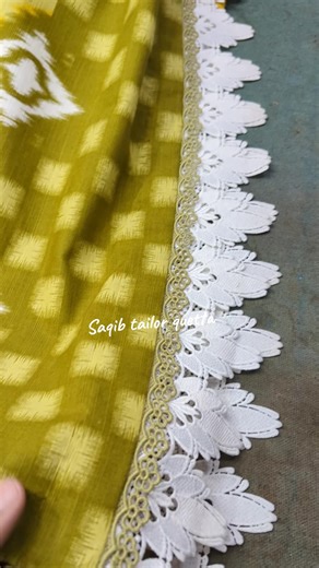 Elegant Double Bazu Daman Design for Ladies