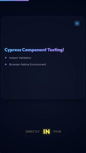 Cypress Component Testing: Supercharge Frontend Dev in 60s!