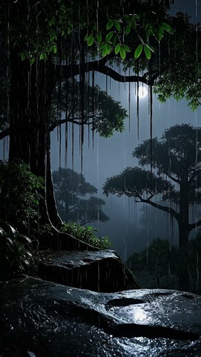 The perfect brown noise for insomnia ☔ #rain #rainoundforsleep #rainsounds #rainforrest