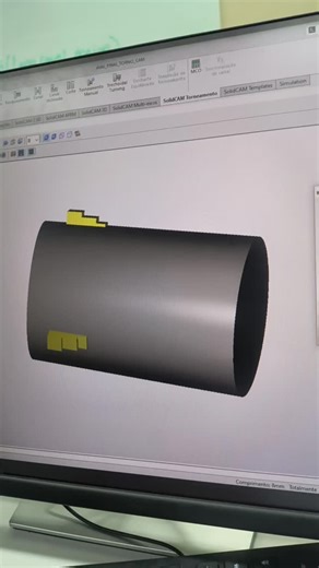 guh on Instagram: "Programação em solid cam para torno cnc Solidcam programming for CNC lathe @solidcam_latam #cnc #cncmachining #manufacturing #solidcam #solidcambrasil #latam #solidworks #tornocnc #usinagem #centur30dsiemens"