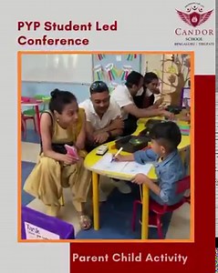 Student Led Conference (SLC) is an incredibly reflective experience for all involved - the teacher, the students and their families. Here's a glimpse of Parent-Student activity from the PYP SLC that’s so endearing to watch and of course, it is a big source of pride for the parents! #ibpyp #student #iblearner #slc #parentchildactivity #candorschool | Candor International School Bangalore | Facebook