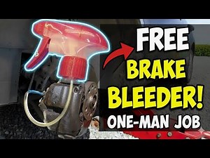 Free DIY Brake Bleeding Hack | One Person, No Helper, No Expensive Kit