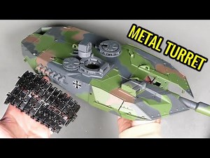 HUGE 1/16 RC LEOPARD 2A6 BATTLE TANK BUILD Pack 2 - Stages 9-16
