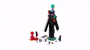 LEGO Minecraft The Enderman Tower Building Toy for Boys & Girls - Video Game Building Set for Kids, Ages 9+ - 2 Toys in 1 for Player Vs. Player Pretend Play - Gift Idea for Gamers - 21279