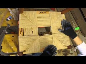 Part 3 - Weave A Danish Paper Cord Seat - Infill Pattern w/Tips