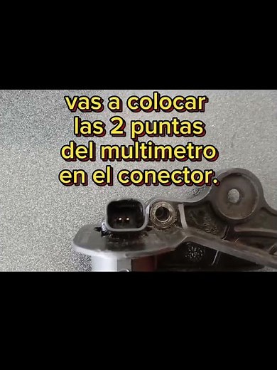 How to test the crankshaft sensor with a multimeter.