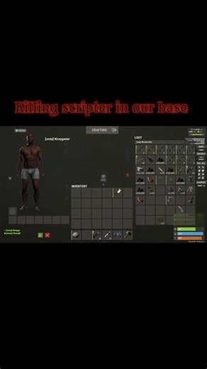 Scripter killed #rust #rustgame #rustpc #scripter