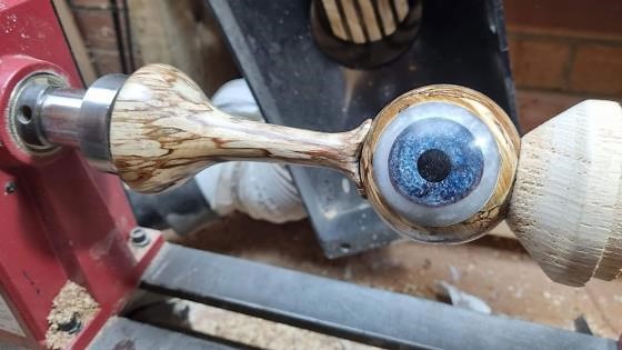 How This Woodturning Project Created a Realistic Eyeball