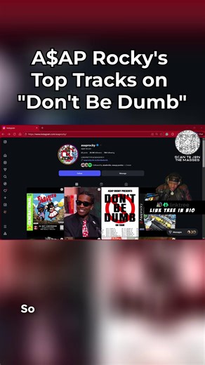 What Is Your Favorite Track On Asap Rocky’s “Don’t Be Dumb”🔮 Watch My Latest
