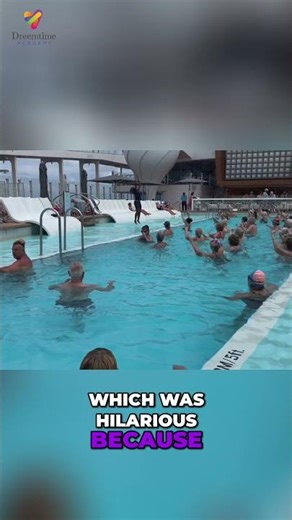 Senior Pool Party Games Turned Into Dance Battle