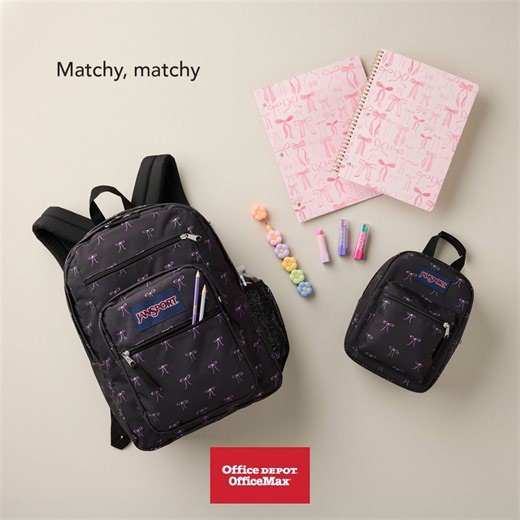 3.4K views · 17 reactions | From the backpack to everything that goes in it, we've put it all together and tied it all up with a pretty bow, so they're ready to go! https://bit.ly/44Mr6RC | Office Depot | Facebook