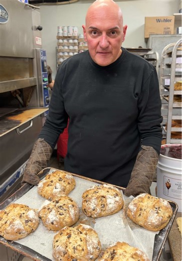 Irish Soda Bread available all weekend at Conti’s ☘️ #bakery #contis #irishsodabread🍀
