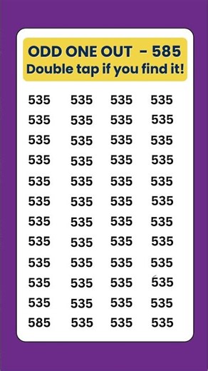 Odd One Out 🔎 Can You Find It #585