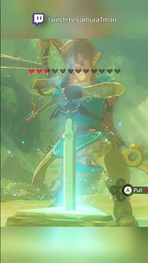 How to get Breath of the Wild Master Sword with 3 Hearts