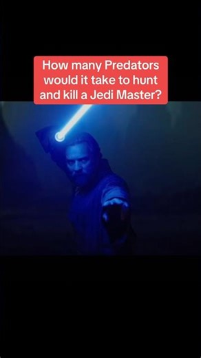 PREDATOR VS JEDI #starwars #starwarsfan #jedi #jediknights #predator #predators #yautja