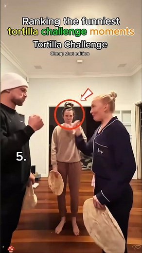 Tortilla Slap Challenge Gone Wrong 😂🌮 | #viral