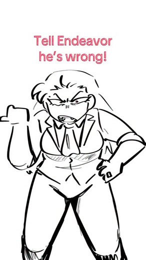 Grimmijaggers on Instagram: "I think Endeavor would despise my guts and it’d be completely valid, especially after that kiss meter. Enji my crashout king, the villain AUs were made to capitalise on your anger. #endeavor #enjitodoroki #mha #bnha #oc"