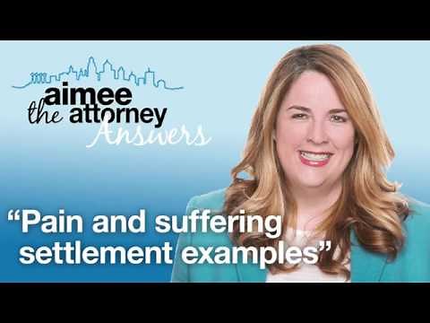 Pain and Suffering Settlement Examples - Personal Injury Lawyer on Why Calculators Are Not Accurate