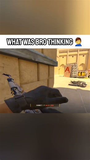 what was bro thinking 🤦‍♂️#cs2 #gaming #funny