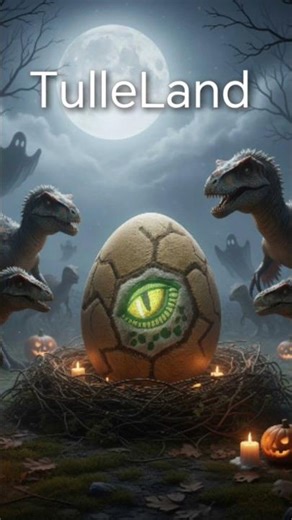 Design for machine embroidery Halloween Toy ITH pattern #tulleland #digitalembroidery #halloween