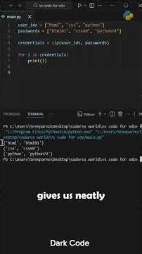 zip file in Python | Dark Code