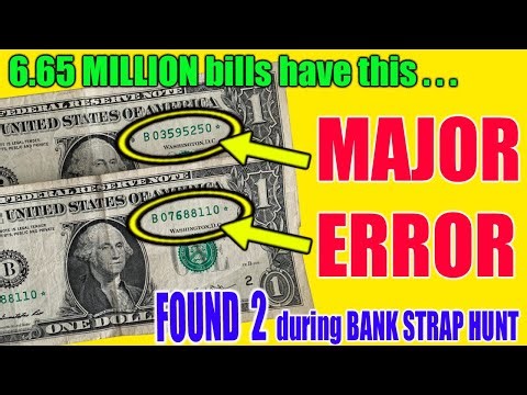 $1300 Bank Strap Hunt – 2 Duplicate Serial Number Star Notes & Cool Fancy Serial Numbers Found!