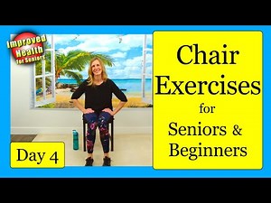 Heart Healthy Chair Exercises for SENIORS or BEGINNERS | 7 Day Program | DAY 4