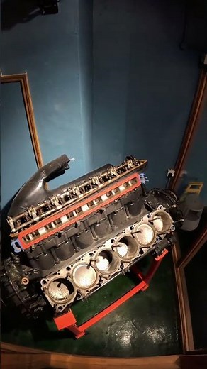 The mighty merlin engine #engine #spitfire #ww2