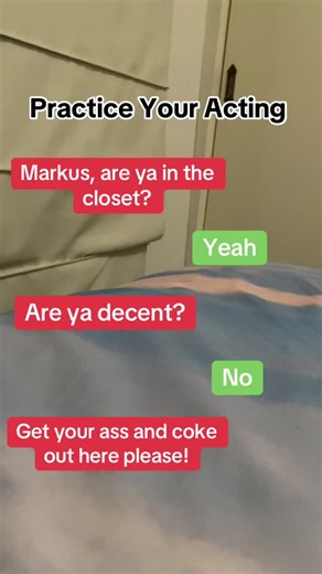 Ginny and Georgia Acting Challenge: Closet Scene Practice