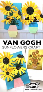 VAN GOGH  SUNFLOWERS CRAFT