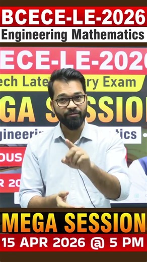 BCECE LE 2026 | Mega Revision Session🔥| Engineering Mathematics | Previous year Question | #bcecele