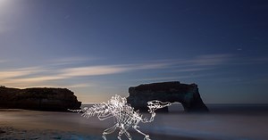 Crazy Creatures Brought to Life With Light Painting