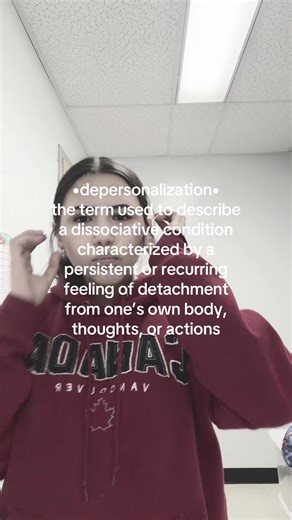 self detachment #depersonalization
